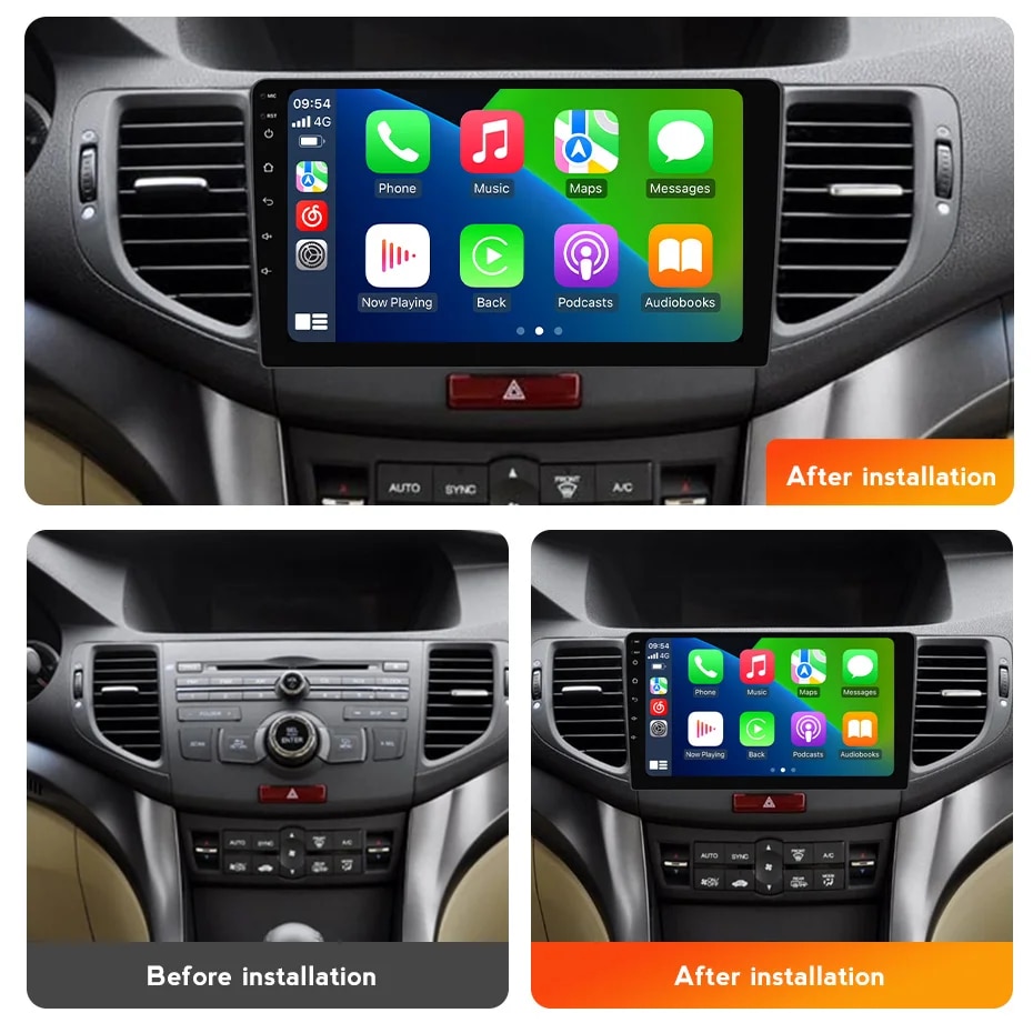 Навигация Honda Accord 8 от 2008 - 2012 NAVIGPS, 8GB RAM и 128GB ROM, 9 ...