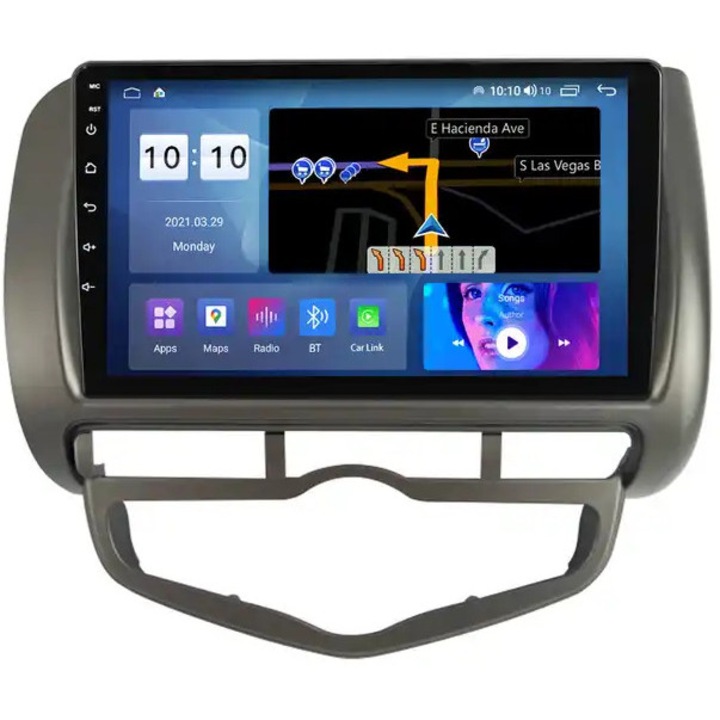 Navigatie Honda Fit Jazz din 2020 - 2022, NAVIGPS, 4GB RAM si 32GB ROM, Display QLED 9 inch, Android 13, Wireless Carplay si Android Auto, Procesor Octacore, Slot sim 4G, Sunet DSP, Camera Marsarier, Bluetooth, USB, Wi Fi, Radio