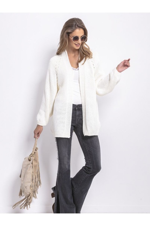 Női kardigán, Fobya, Legolas, fehér, One Size INTL