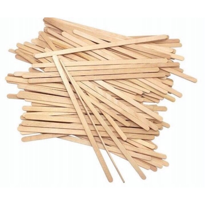 Bete pentru cafea, Papstar, Lemn, 1000 buc, Natural