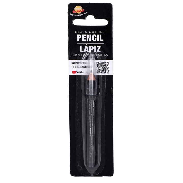 Creion pentru pictura pe fata, Fiestas Guirca, Negru