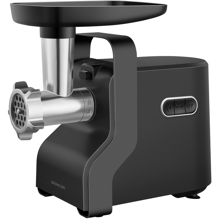 Месомелачка Sencor SMG 5400BK, 2100 W, 1,7 кг месо/минута, черна