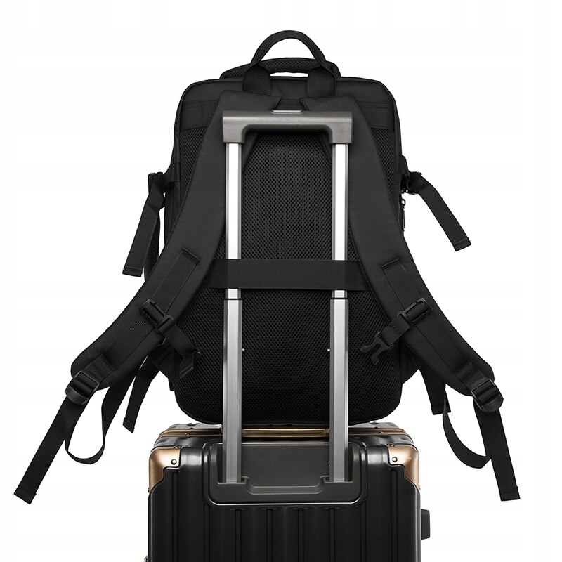 Rucsac pentru laptop, 48 x 36 x 15 cm, 32L, Negru