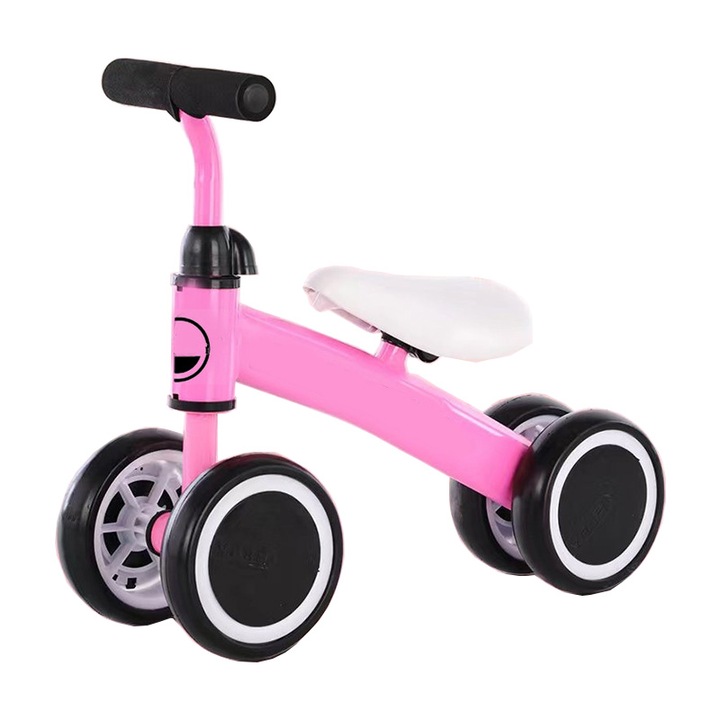 Bicicleta pentru copii, Senmase®, Spuma EVA, 50x38x18cm, 2-4 ani, Roz