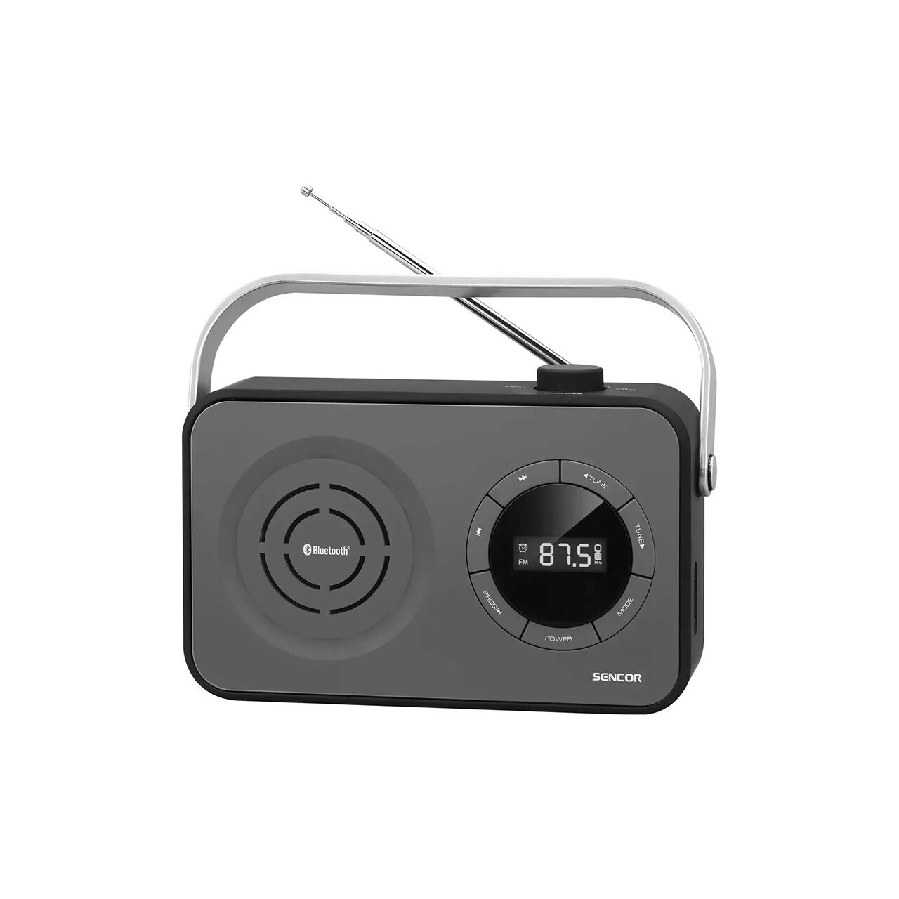 Ceas Timer Radio portabil FM, Bluetooth, Ceas, Timer, Alarma, Display LCD negativ ...