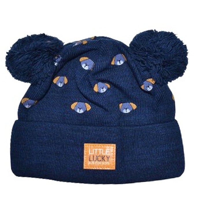 Шапка за момче Gracek GRK8392BL, Navy Blue 44-46 СМ