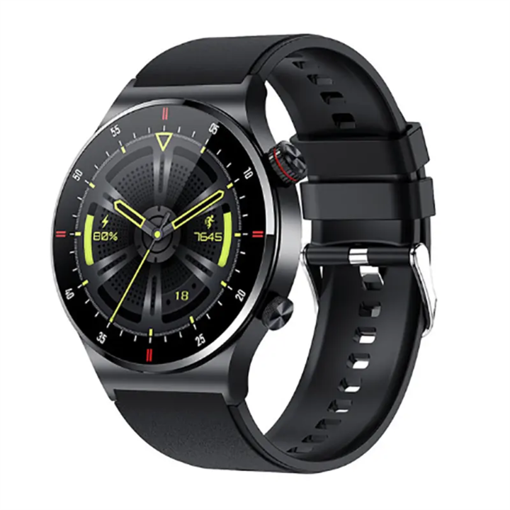 Ceas Smartwatch, Ecran tactil de 1.28 HD Inch, Functie de Preluare Apel, Difuzor si Microfon incorporat, Notificari Facebook, Whatssapp, Instagram, Rezistent la apa IP 68, Tensiune arteriala, Cronometru, Pedometru, Negru