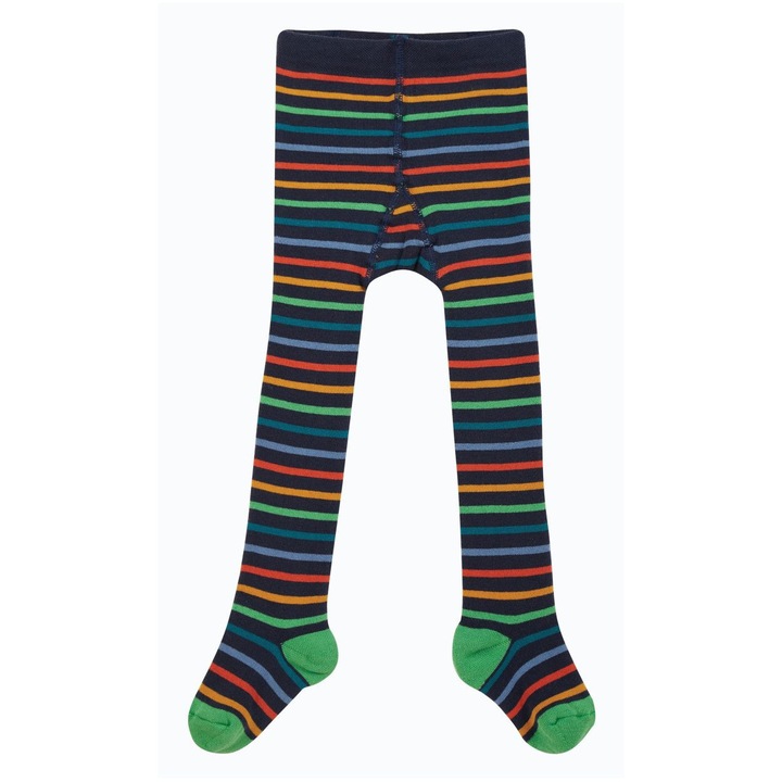 Dres „nopti colorate”, bumbac organic, multicolor, copii 4-6 ani