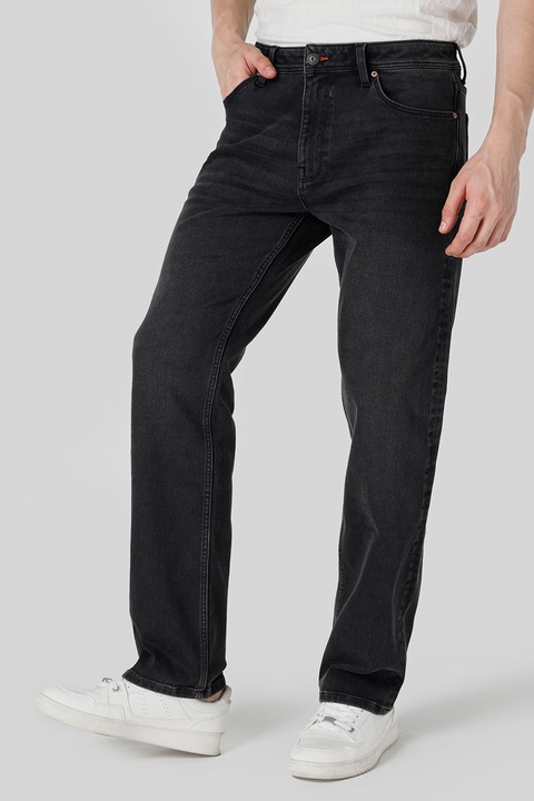 COLIN'S, Blugi drepti David, Negru, W30-L30