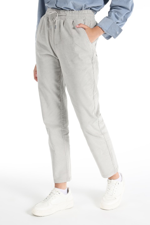 COLIN'S, Pantaloni conici de reiat, Gri deschis