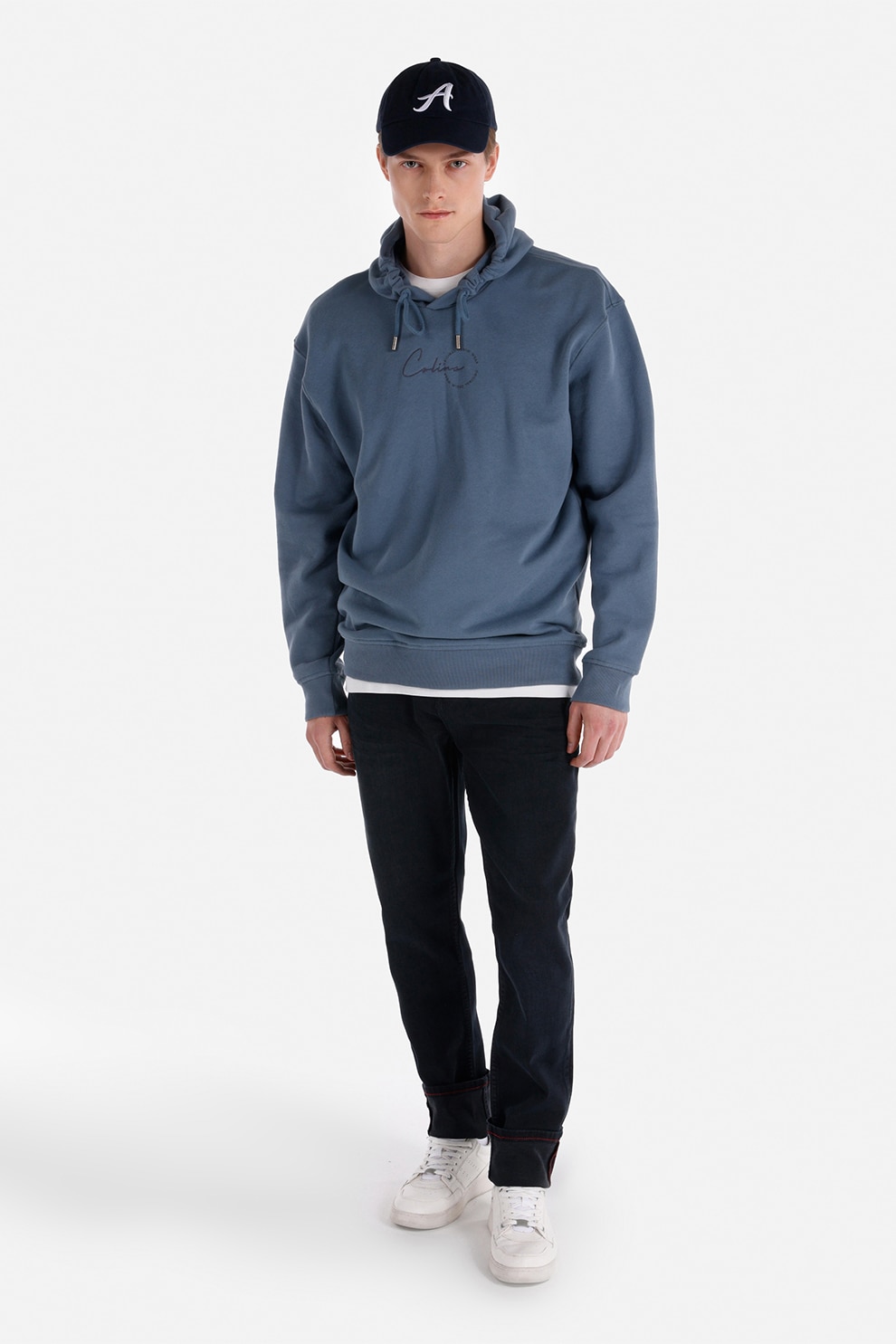 COLIN'S, Blugi cu croiala dreapta 044 Karl, Albastru ultramarin, W29-L32