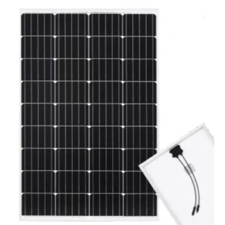 Panou fotovoltaic 120W, solar, monocristalin, dimensiuni 78, 9 x 76, 8 x 3 cm, rulota, autorulota, casa, cabana, camper, sisteme fotovoltaice, on-grid/off-grid, Solid Volt