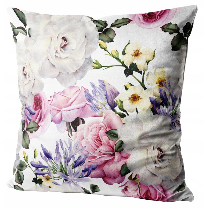 Fata De Perna Decorativa, Homeview, 119, 40X40, Velur, Multicolor