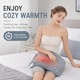 Perna Electrica cu Incalzire Rapida, 75W, Umed - Uscat, 6 Nivele Temperatura, Incalzire Rapidat, Telecomanda, Temporizator, Oprire automata, Ultra Soft, 60 x 30 cm, Gri