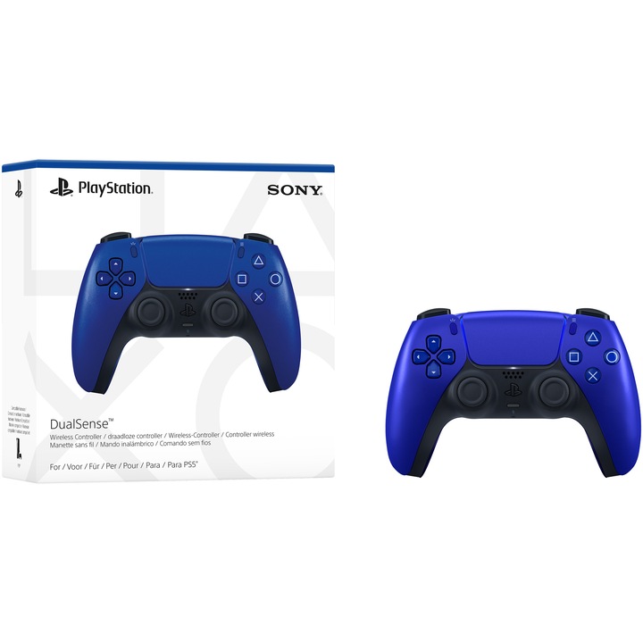 Безжичен контролер PlayStation DualSense, Cobalt Blue