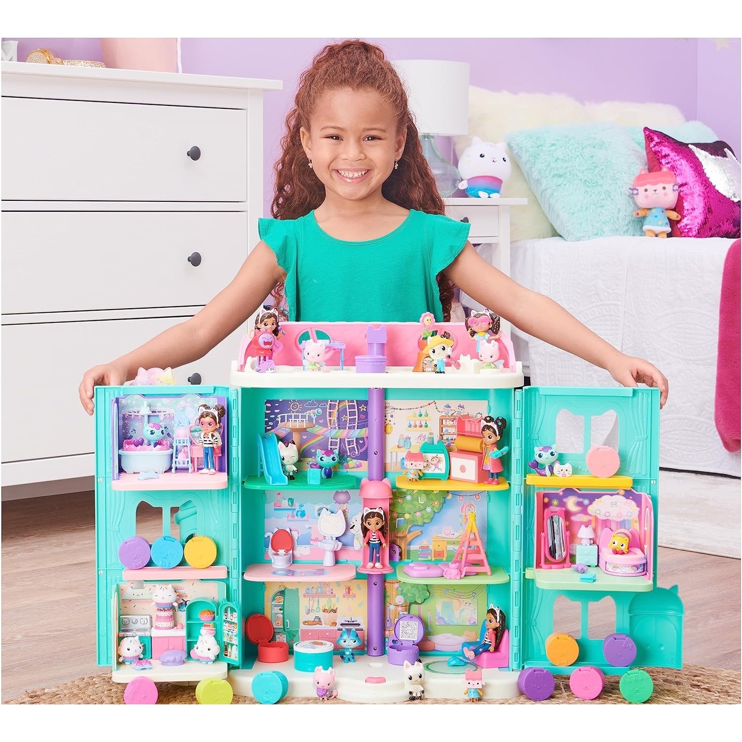 Set de joaca Gabby's Dollhouse - Casa Purrfect a lui Gabby