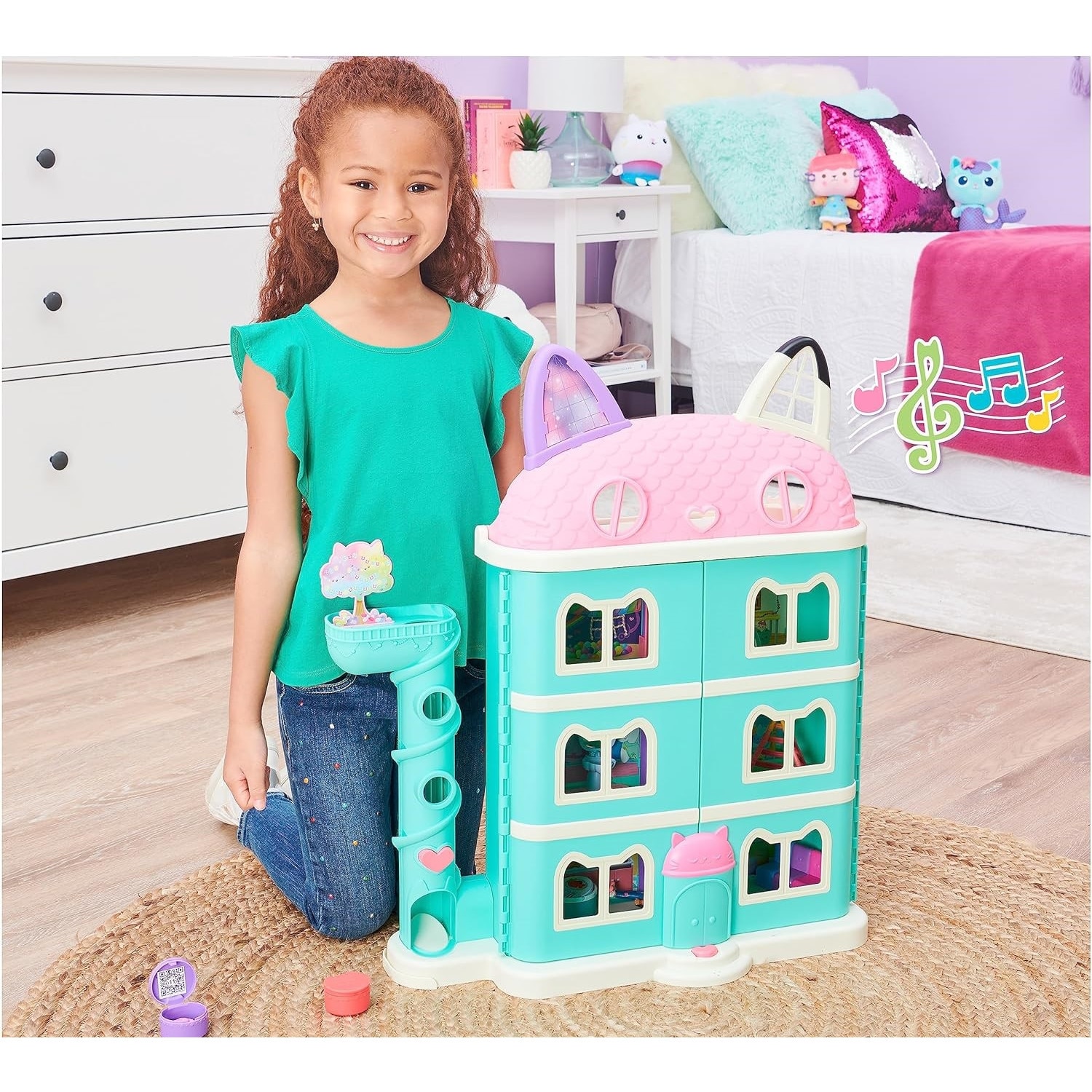 Set De Joaca Gabby's Dollhouse - Casa Purrfect A Lui Gabby - Figurina ...