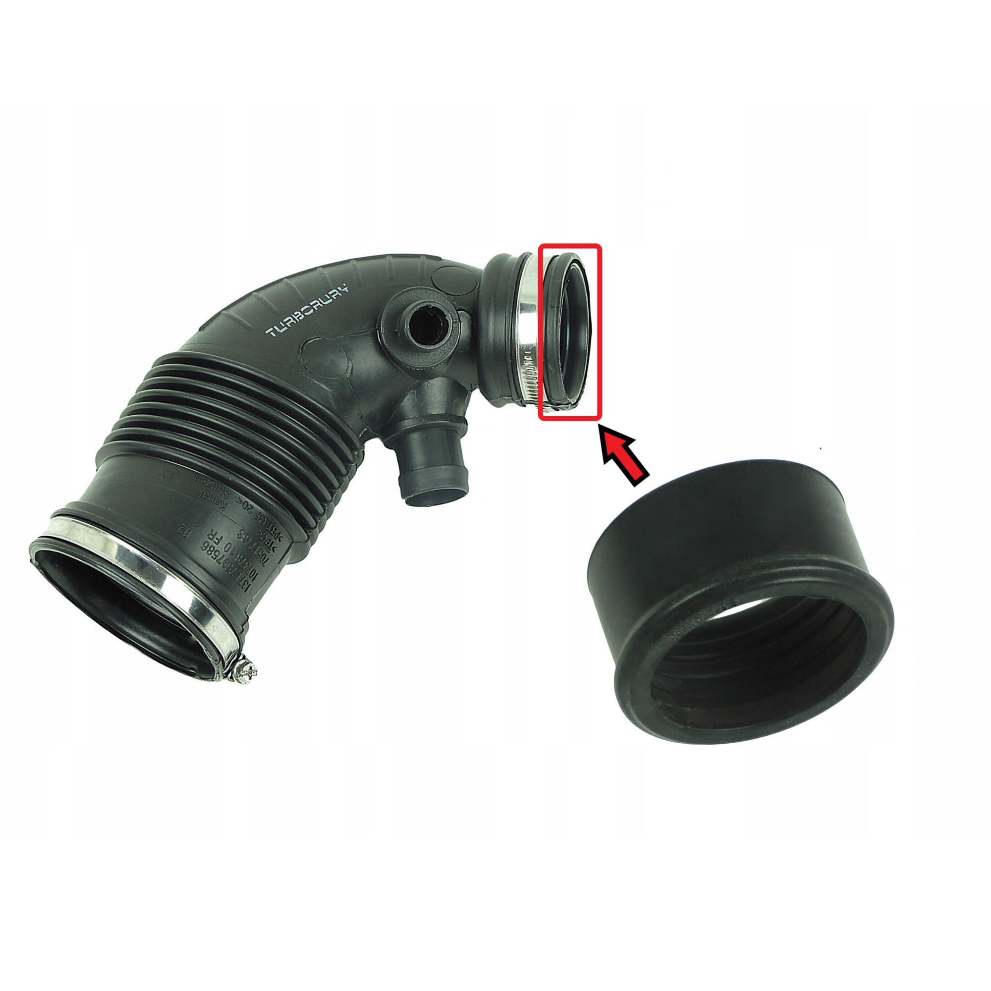 Garnitura pentru furtun turbo, Turborury, BMW 1 3, 13717597586 eMAG.ro
