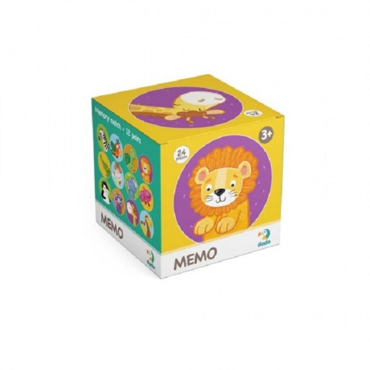 Joc Mini Memo Animale Salbatice, 24 piese, Dodo