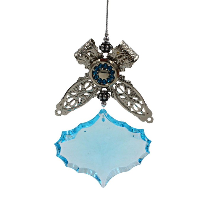 Decoratiune din acril model fundita bleu