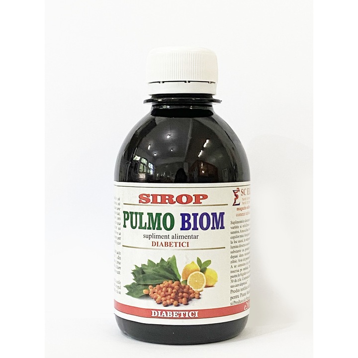 Sirop Pulmo Biom 200 ml pentru diabetici Elidor