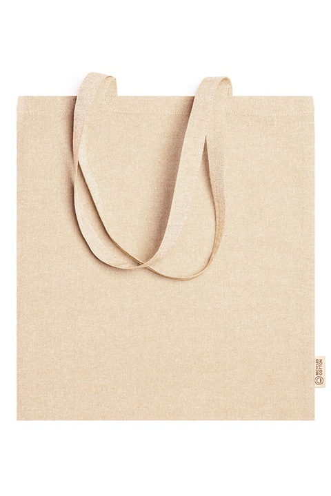 Sacosa din bumbac reciclat, Rivoli, 41 x 37 cm, densitate 120 g/m², natural