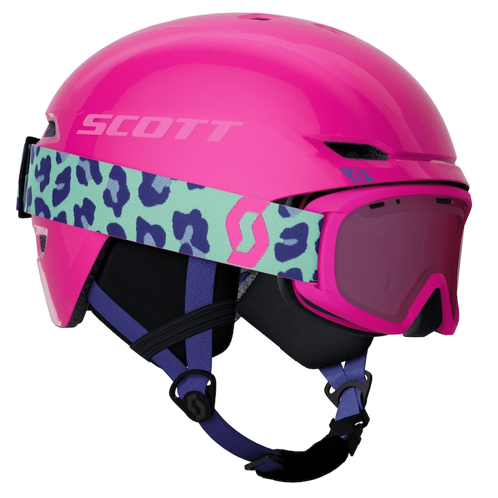Комплект ски каска и очила Scott Keeper 2+ Jr Witty, За деца, Размер S (51-54 см), Розов