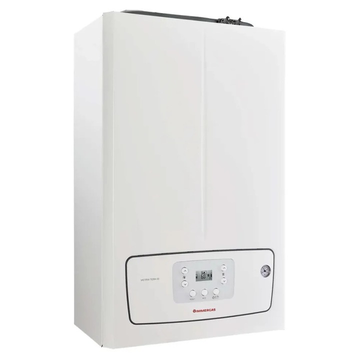 Centrala termica in condensare Immergas Victrix TERA 38 V2 38 kW, Gaz, clasa A, ACM instant, kit evacuare inclus