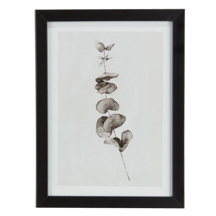 Rama foto clasica, neagra, 13x18 cm