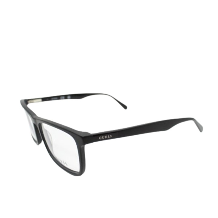 Рамки за очила, Guess, Gu50101 002, правоъгълни, черни, пластмасови, 53 mm x 17 mm x 145 mm