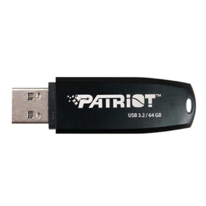 USB 3.2 PATRIOT Xporter Core, 64GB, borító, fekete