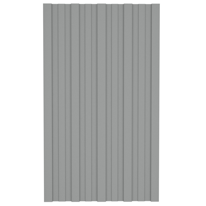 Set 36 panouri pentru acoperis vidaXL, 80 x 45 cm, Gri