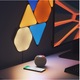 Kit extensie panouri luminoase LED RGBW modulare inteligente Nanoleaf Shapes Black Hexagons, Wi-Fi, Touch Control, sincronizare muzica, 3 panouri