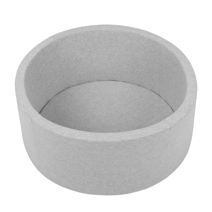 Medence labdákkal, Petsona, kutyáknak, állatoknak, 70X30cm/labda nélkül, világosszürke