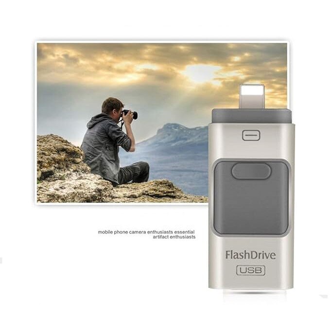 Chiavetta USB 4-in-1 Da 1TB Per IPhone, IPad, Android E Computer - EATOP Green