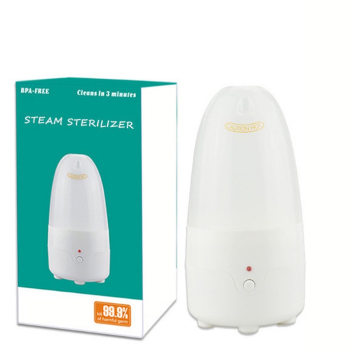 Sterilizator Cupe Menstruale TrendiShop®, Usor De Folosit, Eficient, Cu Abur, Reutilizabil, Alb