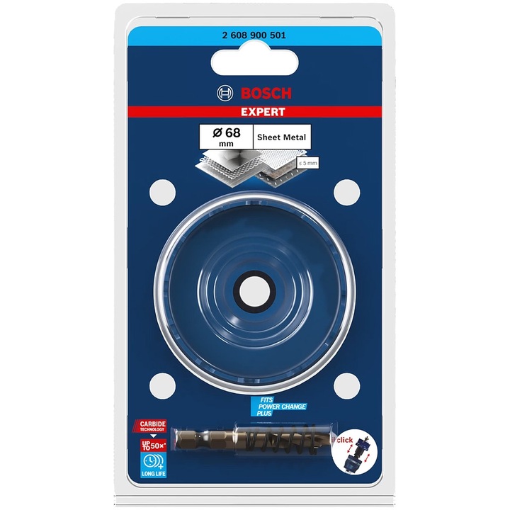 Bosch Expert SheetMetal 2608900501 fémlemez magfúró, 68 mm átmérő