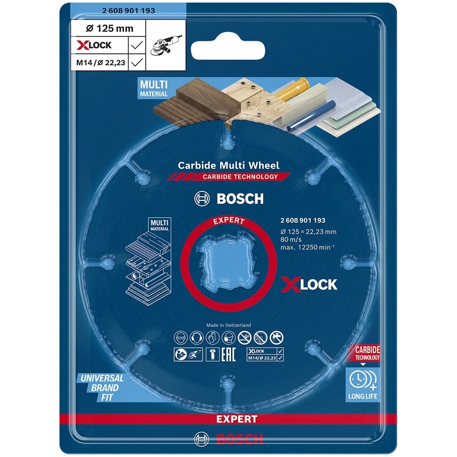 Disc de taiere Bosch Expert Carbide Multi Wheel X-LOCK 2608901193
