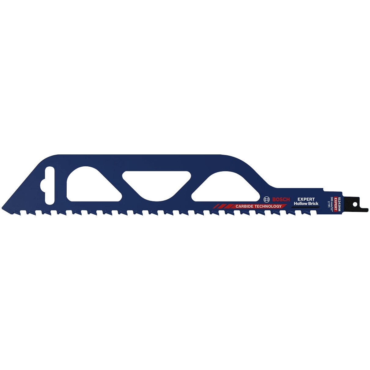 Panza de fierastrau sabie Bosch Expert Hollow Brick S 1243 HM 2608900417, 12.7 mm spatiere dinti, 300 mm lungime