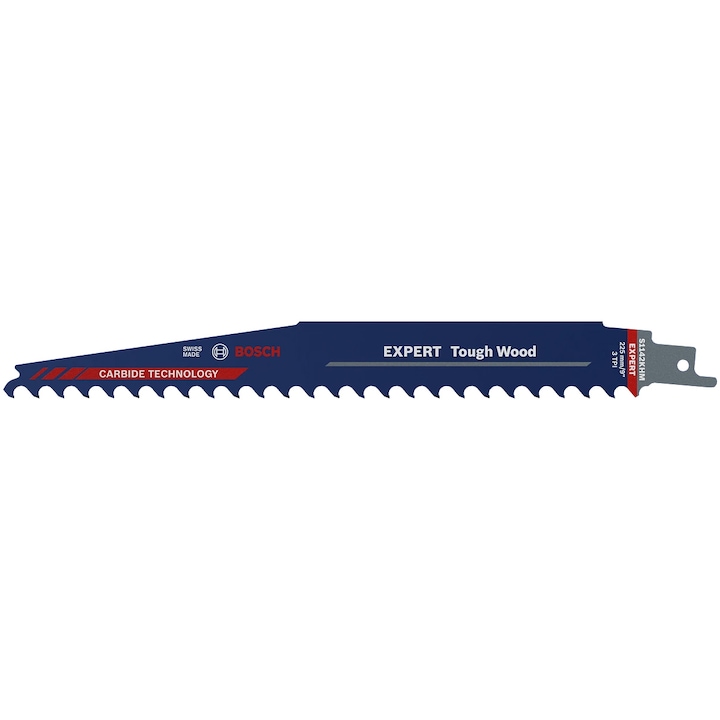 Нож за саблен трион Bosch Expert ToughWood S 1142 KHM 2608900403, Разстояние между зъбите 8 мм, Дължина 225 мм