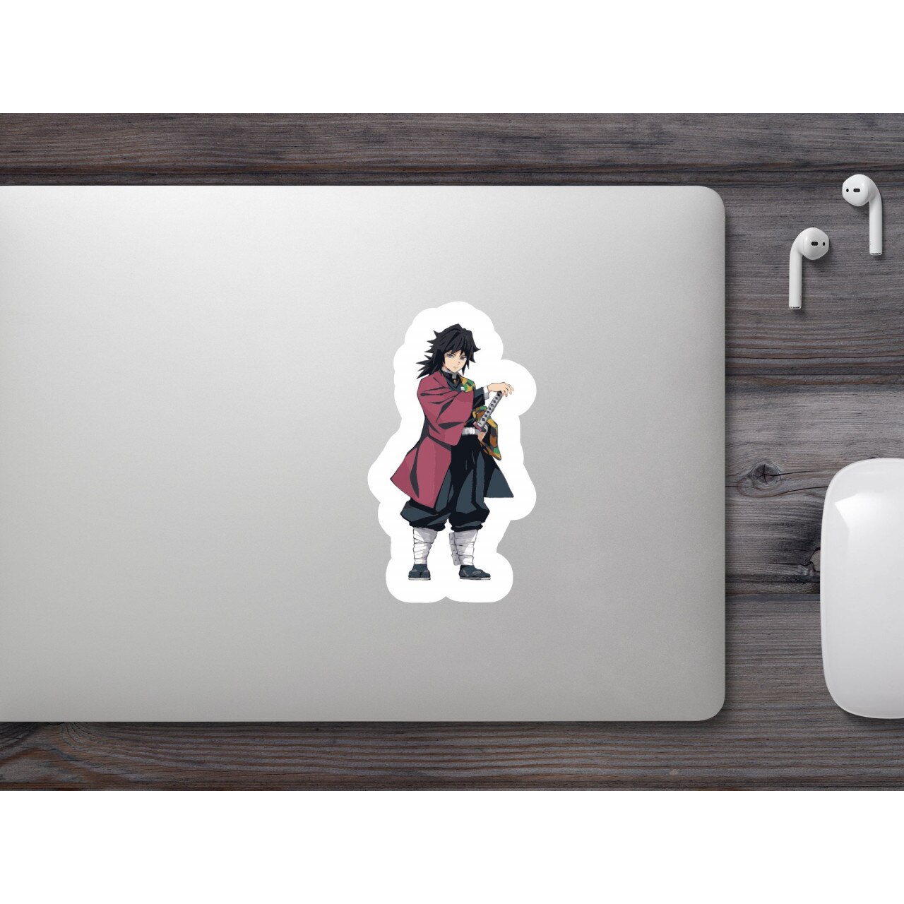 Set 5 bucati, Sticker decorativ, Giyu Tomioka Demon Slayer
