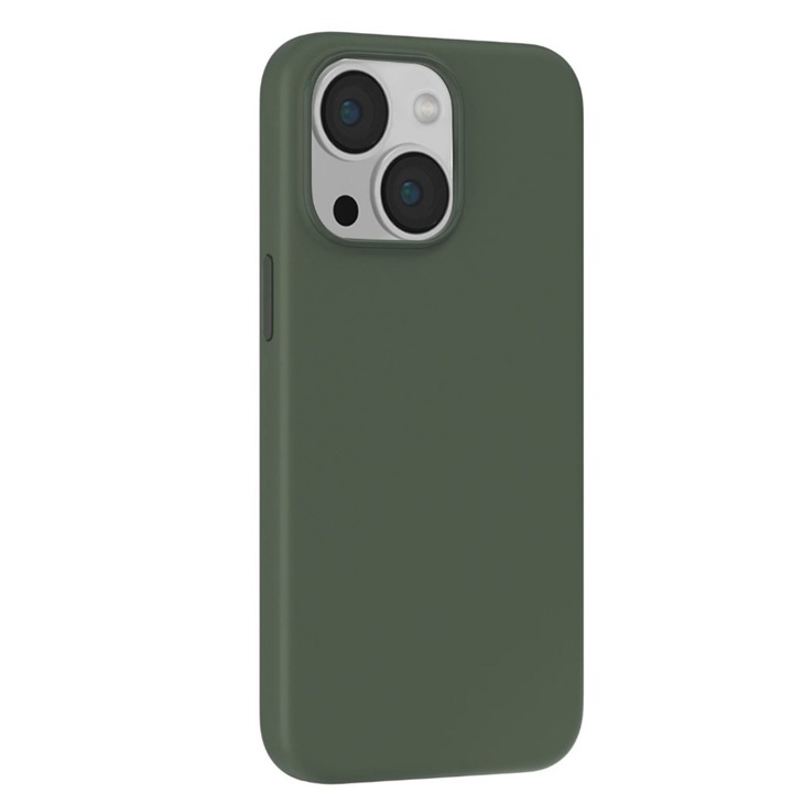 Devia Silicone Nature Series tok kompatibilis az iPhone 15 Green készülékkel