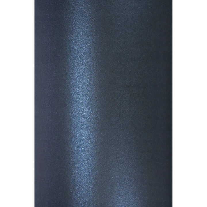 Set Hartie decorativa colorata metalizata, Netuno, Aster Metallic, 120g, A4, 210x297 mm, Albastru marin, 100 buc