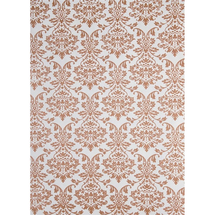 Hartie decorativa cu model ornament auriu 18x25 5buc
