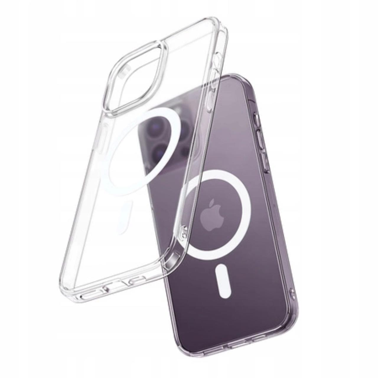 Husa Mcdodo MagSafe compatibila cu iPhone 15 Pro Transparent