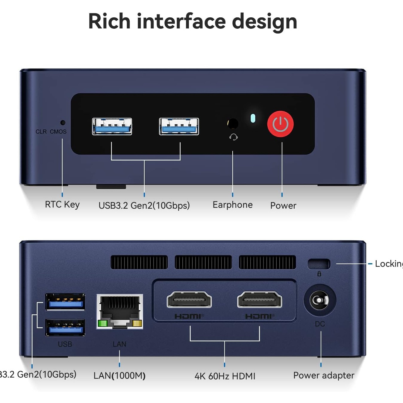 Mini PC Beelink Mini S12 PRO, Procesor Intel N100 12th up 3.4 GHz