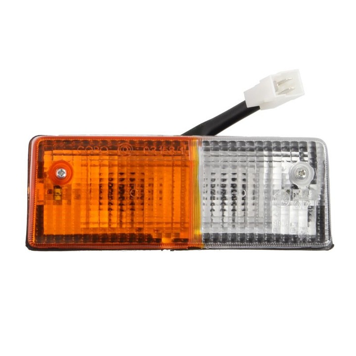 Lampa semnalizare dreapta fata Fiat 1180, 1180DT, 1280, 1280DT, 1380, 1380DT, 1580, 1580DT, 446, 446DT, 466, 466DT, 566, 570, 580, 666, 670, 680, 766, 780, 880, 980