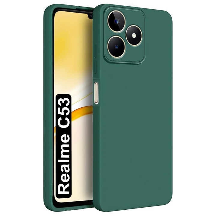 Калъф за телефон Realme C53 - Зелен силикон