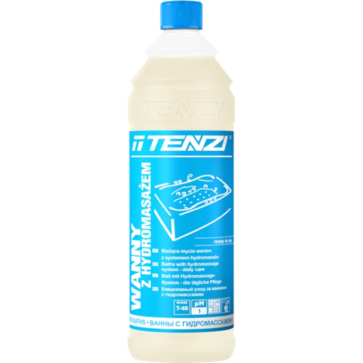 Solutie pentru curatarea cazilor cu hidromasaj, Tenzi, 1L
