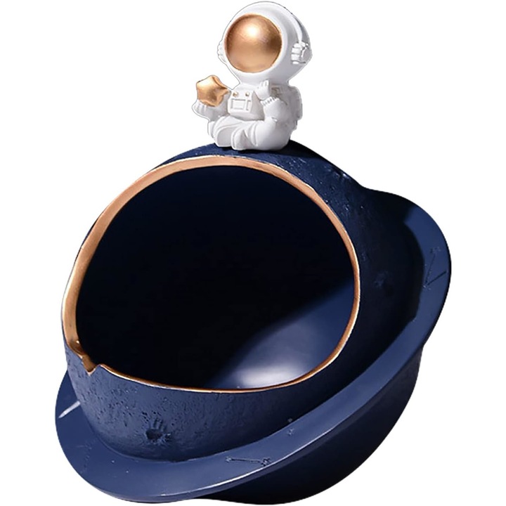 Hamutartó, Jormftte, Kerámia, Űrhajós modell, 13x13 cm, Többszínű